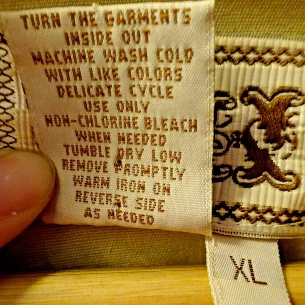 Pre-Loved AMI XL Tan‎ Cotton Spandex Long Sleeve Light Jacket - Picture 4 of 5